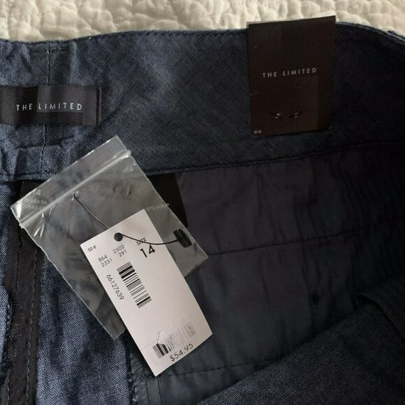 the limited shorts for women chambray 5in inseam size 14 - Picture 2 of 4